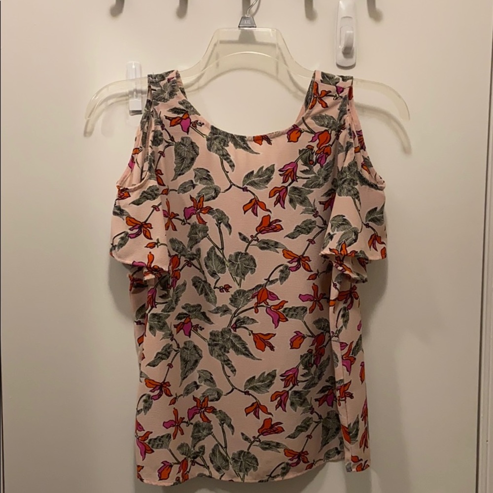 C & E Floral Off the Shoulder Top